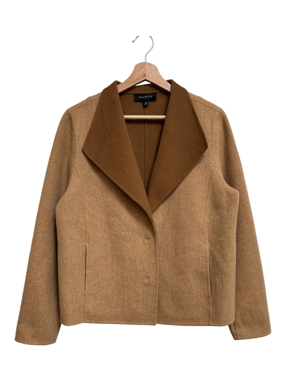 Talbots‎ Double Face Wool Blend Jacket Women’s Size 8 Layer Transitional Preppy